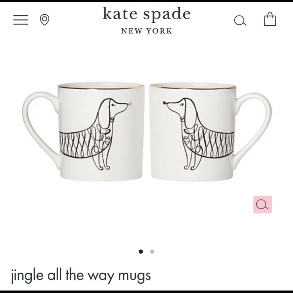 Kate spade jingle all the way mugs